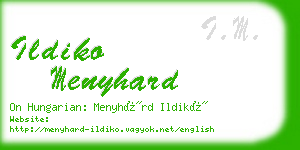 ildiko menyhard business card